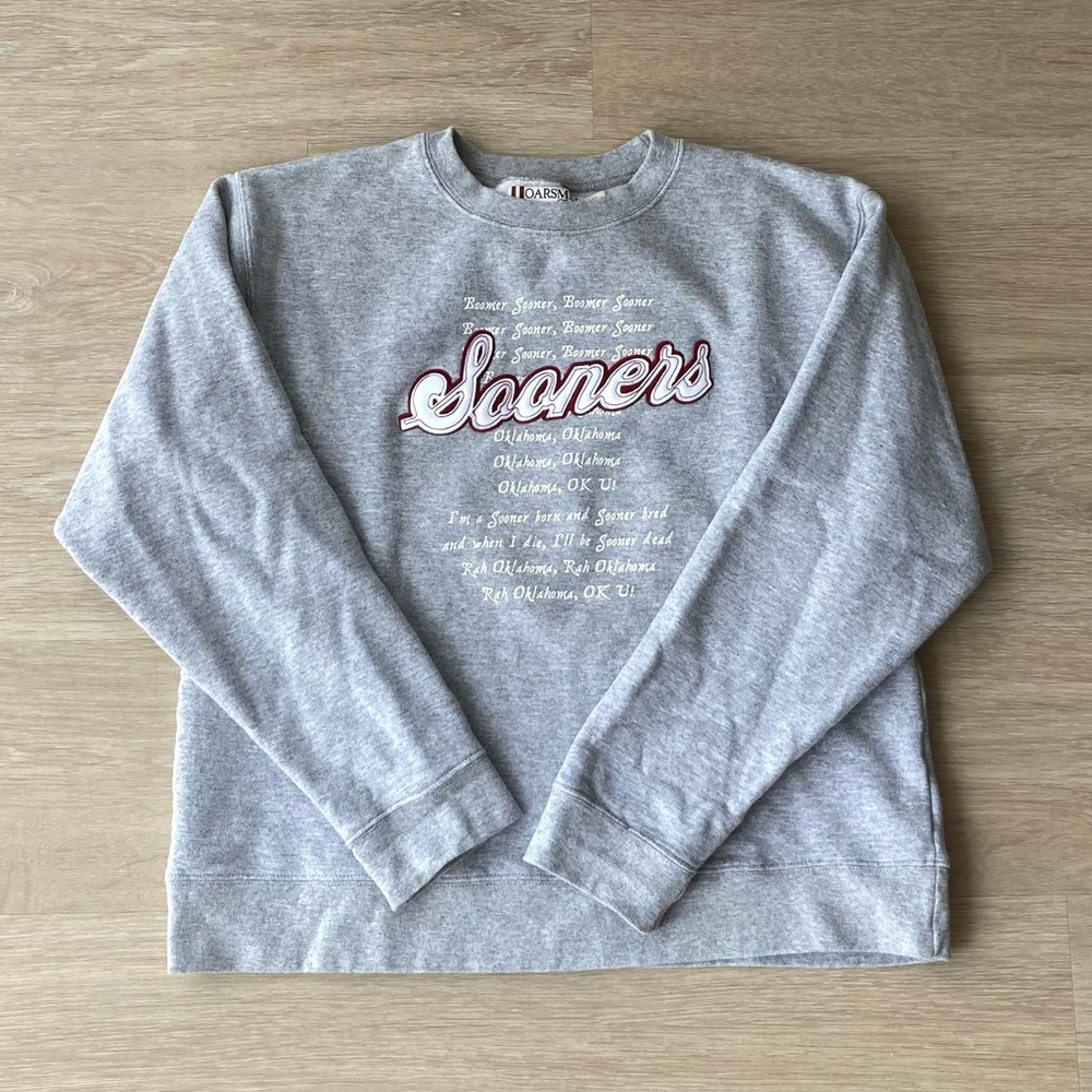 Oarsman Oklahoma Sooners Crewneck Sweatshirt